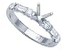 0.55 cts Baguette Diamonds Engagement Ring - Platinum, 18kt White or Yellow Gold