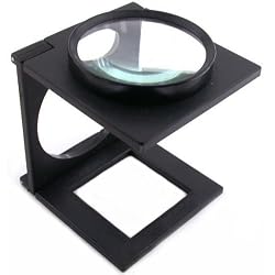 5X Folding Magnifier Lens Stamp Coin Magnifying Glass