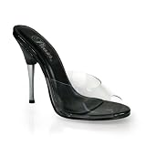 Entice-101, 5 Inch Stiletto Mule with Metal Heel
