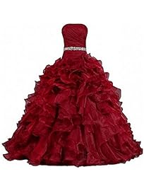 Organza Cocktail Floor Length Beaded  Off the Shoulder Bridesmaid Dress/Pageant Dress  With Rhinestones