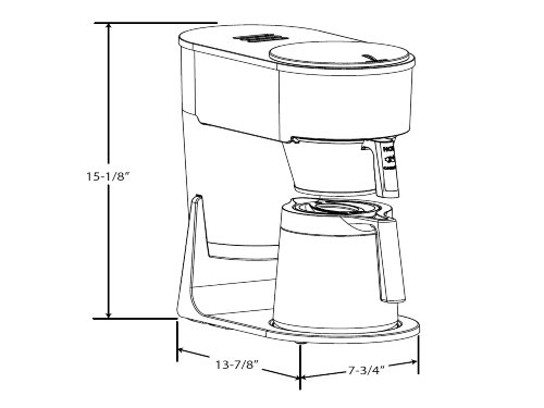 BUNN ST Velocity Brew 10-Cup Thermal Carafe Home Coffee Brewer