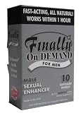 Finallly Finally On Demand for Men-Erectile Enhancer, 10 Capsule Box