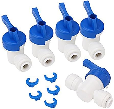 Rykey Ro Water Filter 1/4" Tube X 1/4 Tube Straight Valve Pp 10 Pack