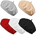 Jolbndcv 5 PCS Beret Hat French Beanie Hat Outdoor Hat Winter Hat Fashion Lady Hat