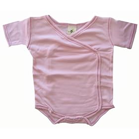 Baby Bambu Short Sleeve Bamboo Kimono Bodysuit