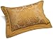 Pinzon Medallion Egyptian Cotton Jacquard Boudoir Pillow Sham, Gold Image