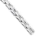 Sterling Silver Cubic Zirconia Rhodium Plated Men's Bracelet.