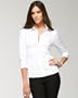 Prep Pleat Button Down Shirt - WHITE (S)