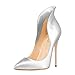 FSJ Chic Evening Shoes for Women High Heels Pointed Toe Pumps with Plus Size 4-15 US