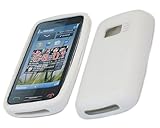 iTALKonline SoftSkin WHITE Super Hydro Gel Protective Armour/Case/Skin/Cove ....