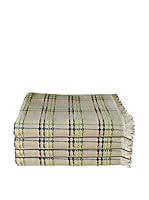 Bottega Tessile Set Cubresofá 4 Uds. (Crudo/Multicolor)