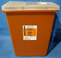 Case/ 8 Gallon Biohazard/sharps Containers