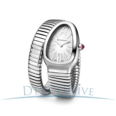 New Bvlgari Serpenti Ladies Quartz Stainless Steel SP35C6SS.1T