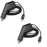 Rapid Car Charger with IC Chip -2 Pack for HTC Shadow, Touch, XV6900, 8925 Tilt, SMT-5800, Fusion, PPC-6800, XV6800, Mogul, Wing, 8525, Dash, S620 Excalibur, SDA, 2125, MDA, 8125 Smartphone