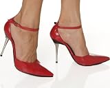 Slick Sexy Pointed Toe Pump with Ankle Strap