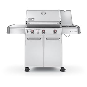 Weber 6570001 Genesis S-330 Liquid Propane Gas Grill, Stainless Steel