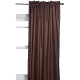 52-Inch by 84-Inch Whisper Thermal Backed Pole Top Panel, Chocolate by 