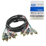NSI LK-131074 5 RGB YPbPr Component Audio Video AV Cable for DVD HDTV 6 FT (1.8 M)