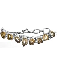 Faceted Citrine Bracelet - Sterling Silver