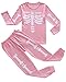 IF Pajamas Little Girls Skeleton Halloween Pajamas Sets