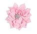 QandSweet Girls' Hair Clips with Jeweled Flower Ms Brooch for Toddler Girl Teens Womens (13 Pieces 3.5