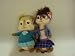 Ty Beanie Babies - Eleanor & Jeanette (Set of 2 Chipettes) (Alvin & the Chipmunks)