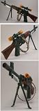 Army Force Battery Operated Sub Machine Assault Toy Gun Rifle With Rotating Bullets And Sounds