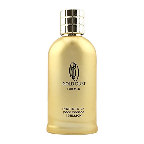 Gold Dust For Men, Inspired By 1 Million By Paco Rabanne Eau De Toilette 3.3 Fl. Oz. / 100Ml