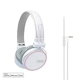 iLuv ReF, Deep Bass On-Ear Headphones with Canvas Fabric Exterior for Apple - Compatible with iPhone