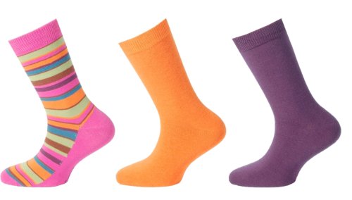 Ergee Trend Kindersocke Dreierpack, Ringel