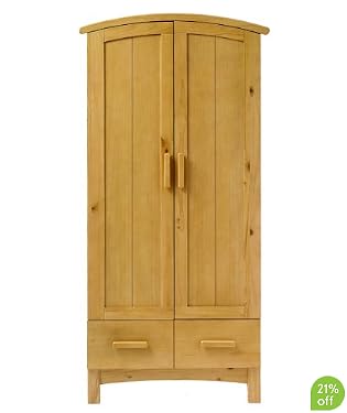 hogarth wardrobe - light country pine