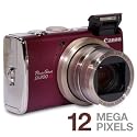 Canon PowerShot SX200IS 12.1 MP Digital Camera with 12x Wide Angle Optical Image Stabilized Zoom and 3.0-inch LCD (Red)