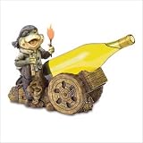 PIRATE FROG WINE BOTTLE HOLDER RACK STATUE NEW