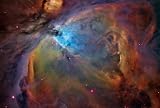 Orion Nebula (Colorful) Art Poster Print - 13" X 19"