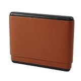 Andre Garcia Brown Italian Leather Hard Cigar Case 10ct