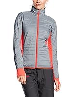 Icebreaker Merino Chaqueta Guateada Helix (Gris / Fucsia)