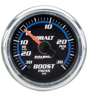 Auto Meter 6159 Cobalt Full Sweep Electric Boost / Vacuum Gauge