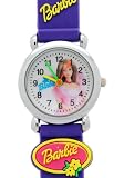 TimerMall OEM - Montre Enfants - Quartz - Caoutchouc - Poup??e Barbie White Circle Dial Violet caoutchouc