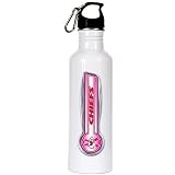 Great American Kansas City Chiefs Breast Cancer Awareness 26oz White Water Bottle