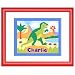 Dinosaurland Red Personalized Print