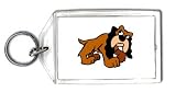 Keychain with animal, dog, canine