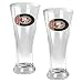 San Francisco 49ers Set of 2 Pilsner Beer Glasses 16oz