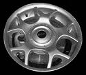 02-04 MINI COOPER ALLOY WHEEL RIM 16 INCH, Diameter 16, Width 6.5 (5 Y SPOKE), 50mm offset, SILVER, 1 Piece Only, Remanufactured (2002 02 2003 03 2004 04) ALY59363U20