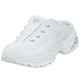 Skechers Womens Bright Eyes Mule Sneaker,White,8 M