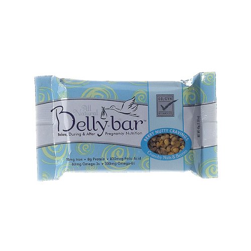 Bellybar 12-Bar Box - Berry Nutty Cravings (Crunchy Nut Blueberry Cranberry)
