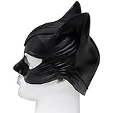 Women's Newest Edition Catwoman Mask TDKR Masks for Halloween Party Black