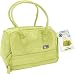 Creative Options 700-300 Soft-Sided Ultra-Suede Total Tote, Medium, Lime with Multi-Dot Lining