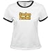 Reebok Pittsburgh Steelers Ladies White Wordplay Too Ringer T-shirt