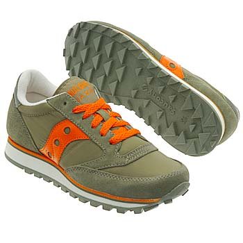 Saucony Women's Jazz S Series (Army/Orange 6.5 M) from Saucony