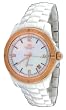 Oniss #ON793-LRG Unisex Midsize White Ceramic MOP Dial Watch